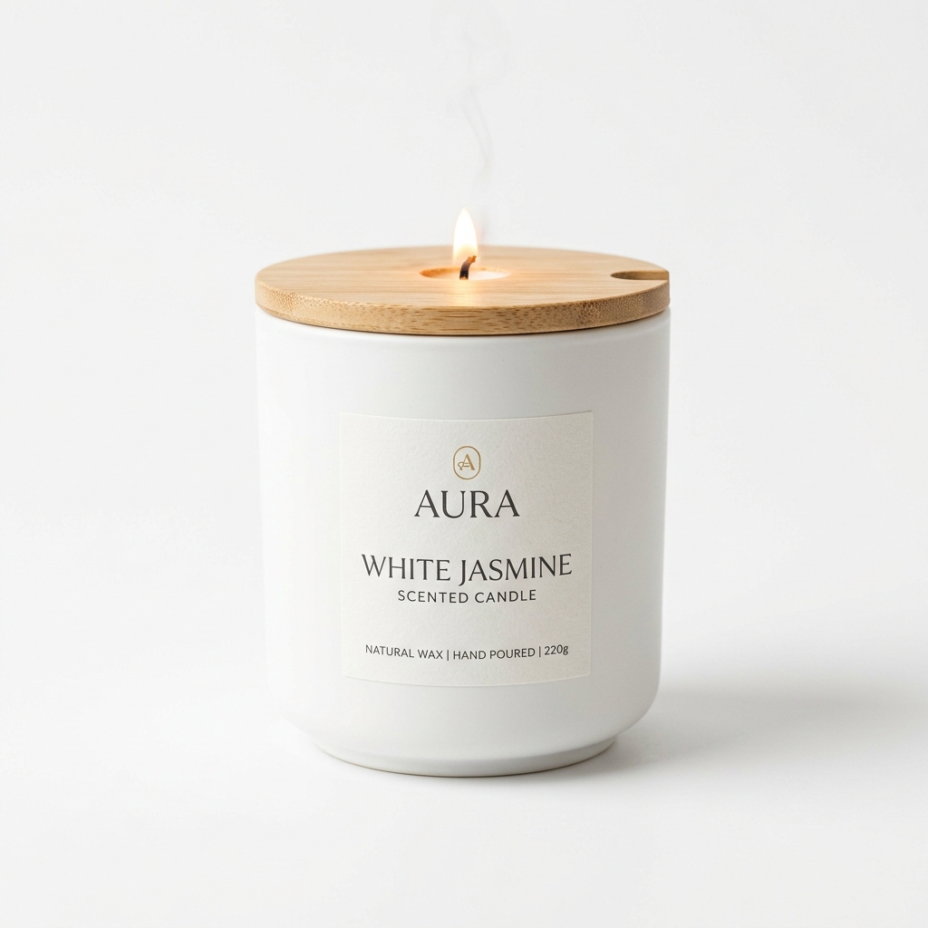 White Jasmine candle