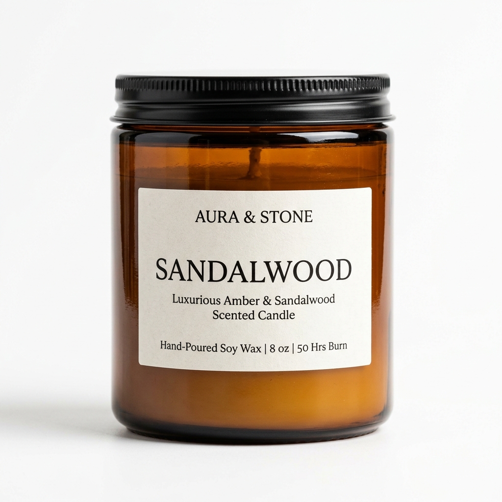 Sandalwood Noir candle